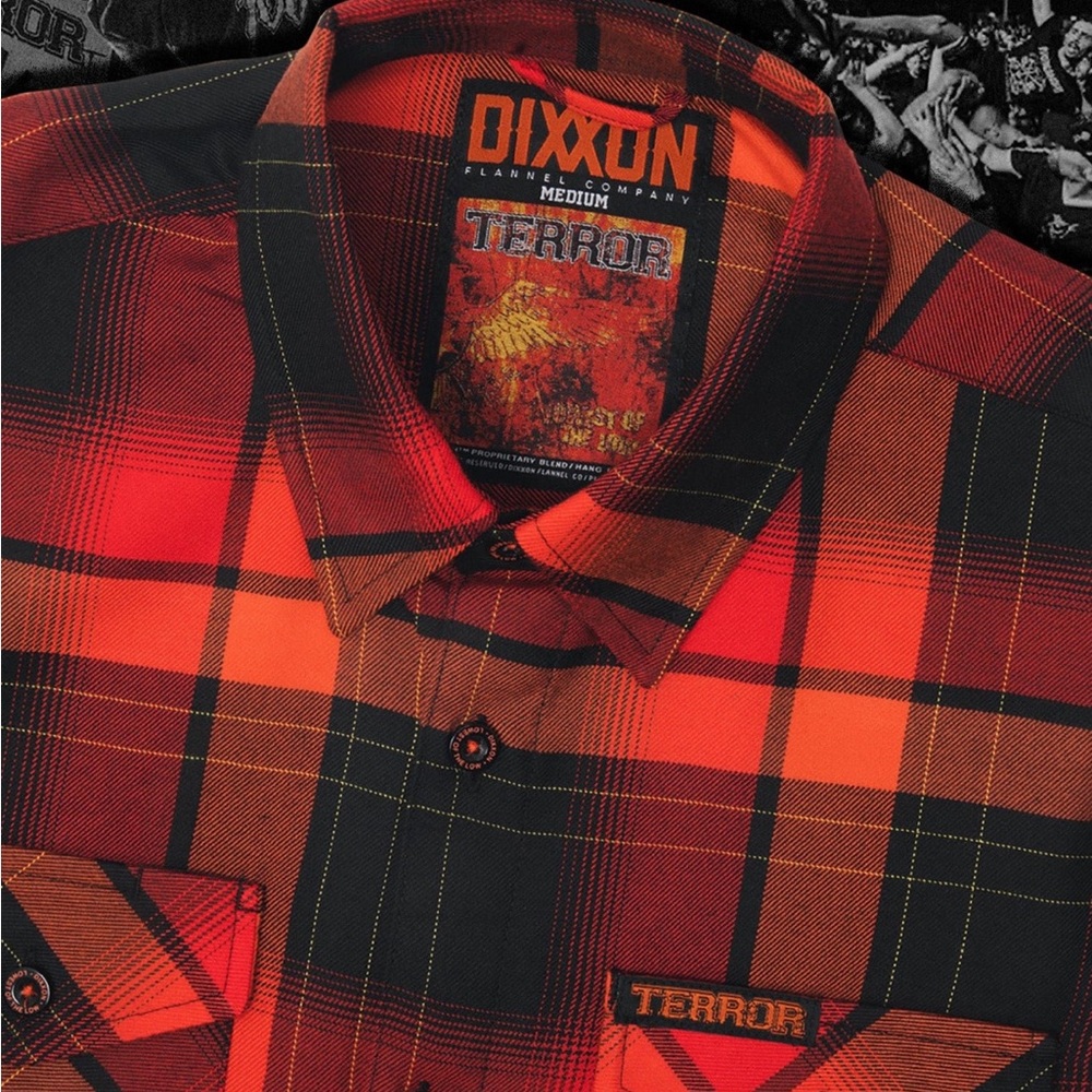 DIXXON FLANNEL COMPANY X TERROR “LOWEST OF THE LOW” MENS FLANNEL
